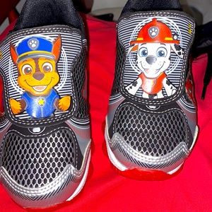 Paw patrol light up sneakers size 10